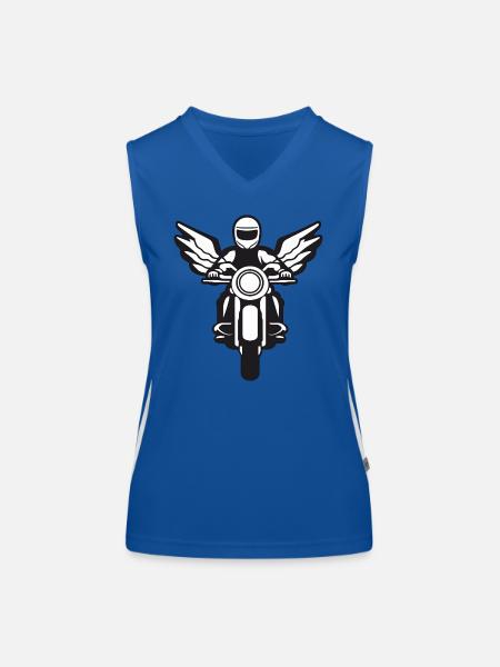 Heavenly journey - Women's Functional Contrast Tank Top - royal/white - Front
