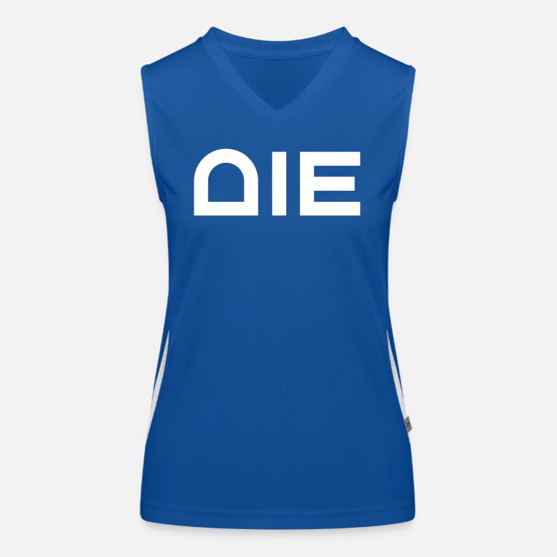 Die - stirb Funktionelles Kontrast-Tank Top für Frauen