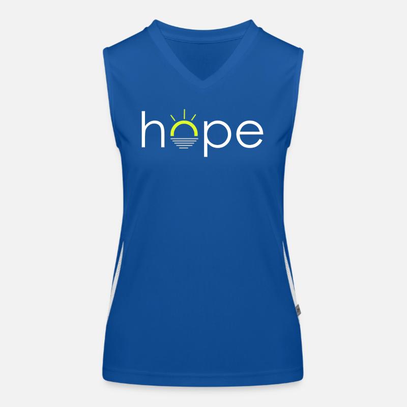 Hope - Hoffnung Funktionelles Kontrast-Tank Top für Frauen