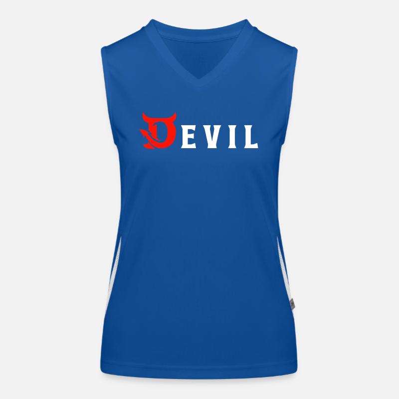 Devil - Teufel Funktionelles Kontrast-Tank Top für Frauen