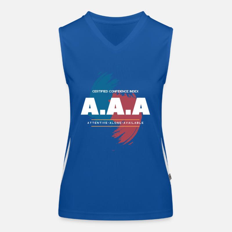 Single A.A.A. Funktionelles Kontrast-Tank Top für Frauen