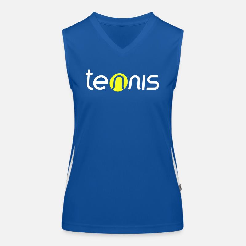 Tennis Débardeur respirant contrasté Femme
