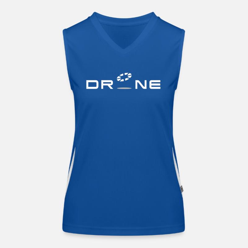 Drone - Drohne Funktionelles Kontrast-Tank Top für Frauen
