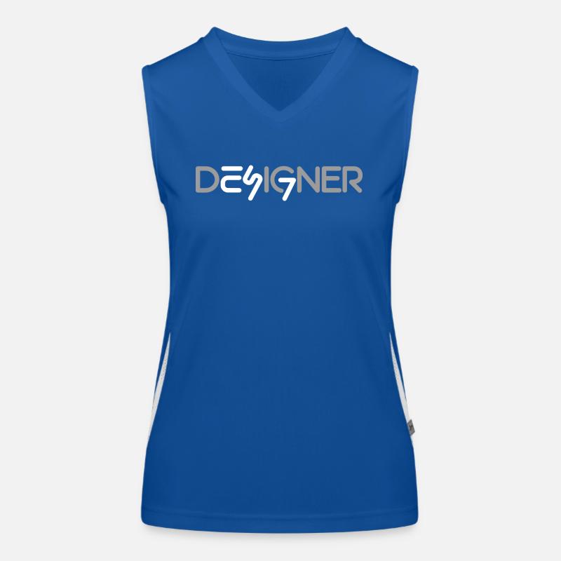 Designer Funktionelles Kontrast-Tank Top für Frauen