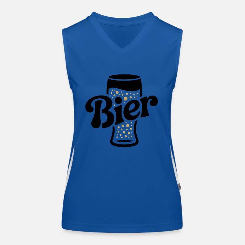 Bière - Logo drôle d’alcool Débardeur respirant contrasté Femme