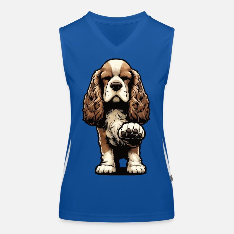 Cocker Spaniel Cockerhund Cocker Spaniel Besitzer Funktionelles Kontrast-Tank Top für Frauen