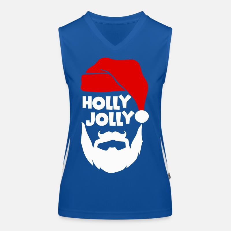 Holly, joyeux Noël Débardeur respirant contrasté Femme