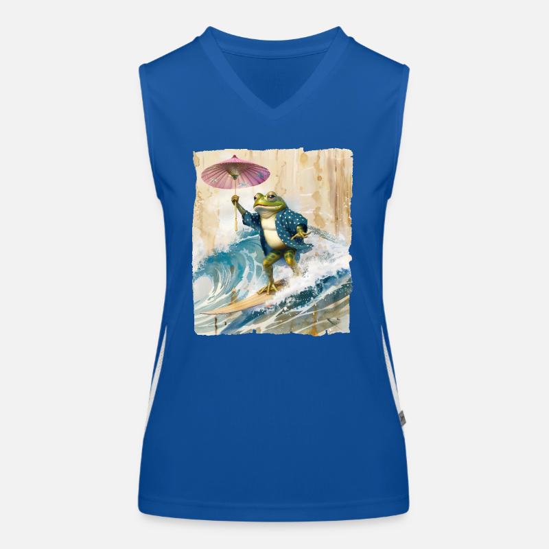Surf de grenouille Débardeur respirant contrasté Femme