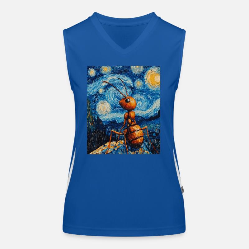 Fourmi Débardeur respirant contrasté Femme