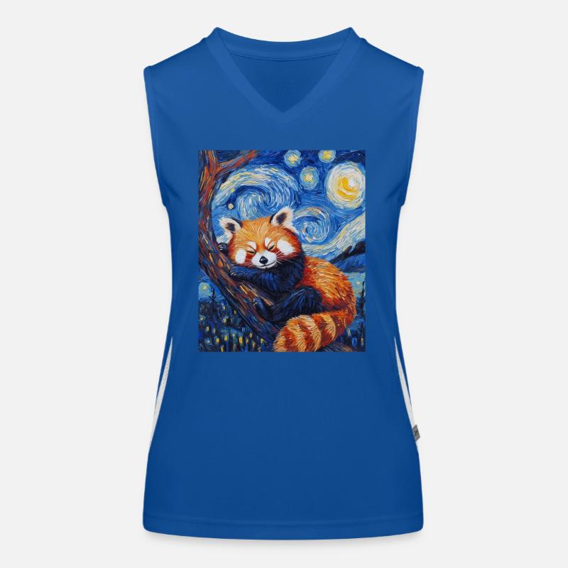 Red panda Women's Functional Contrast Tank Top