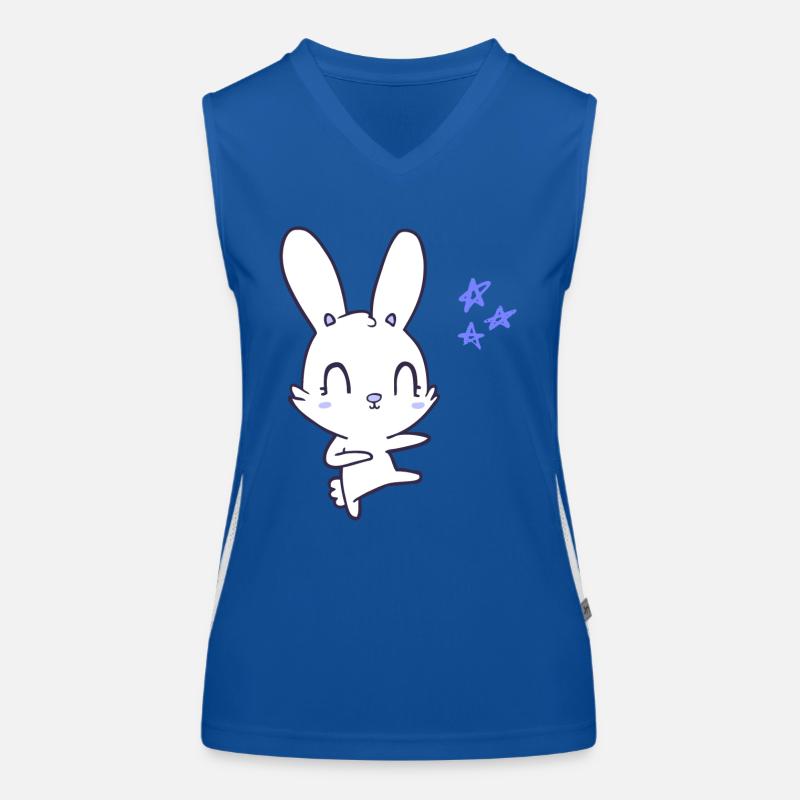 Conception de lapin Débardeur respirant contrasté Femme