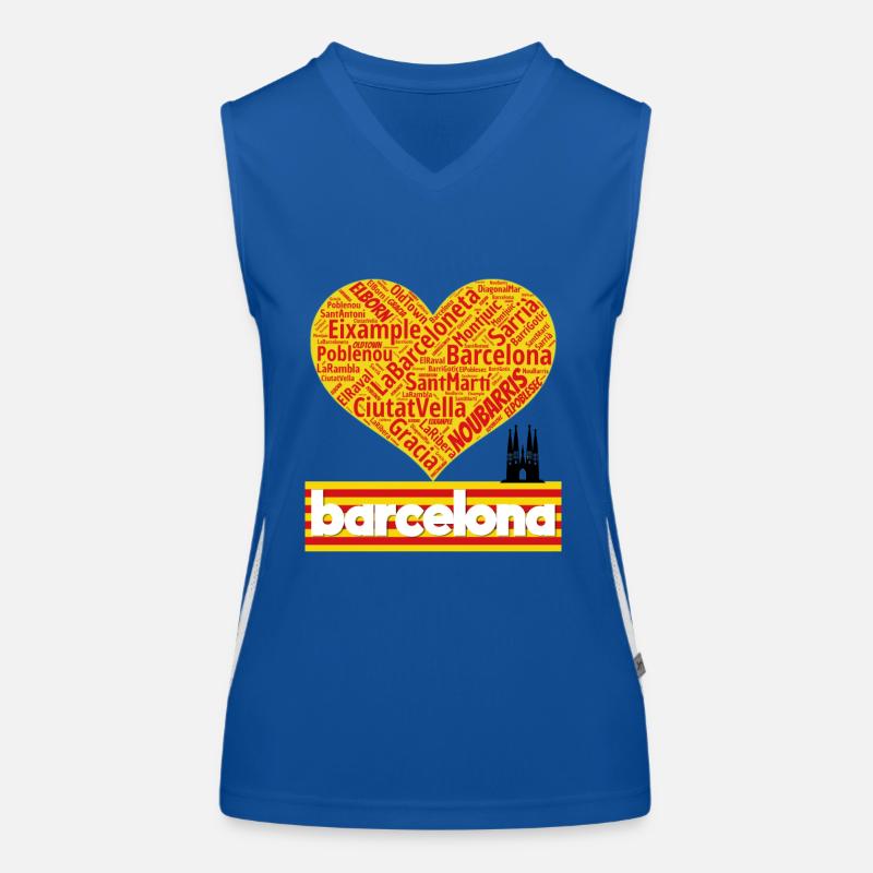 Barcelone Débardeur respirant contrasté Femme