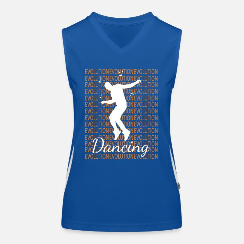 Dancing Dance Music Women's Functional Contrast Tank Top