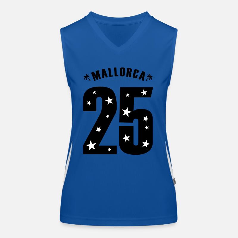 Mallorca 25 -Trikot 2025 Funktionelles Kontrast-Tank Top für Frauen
