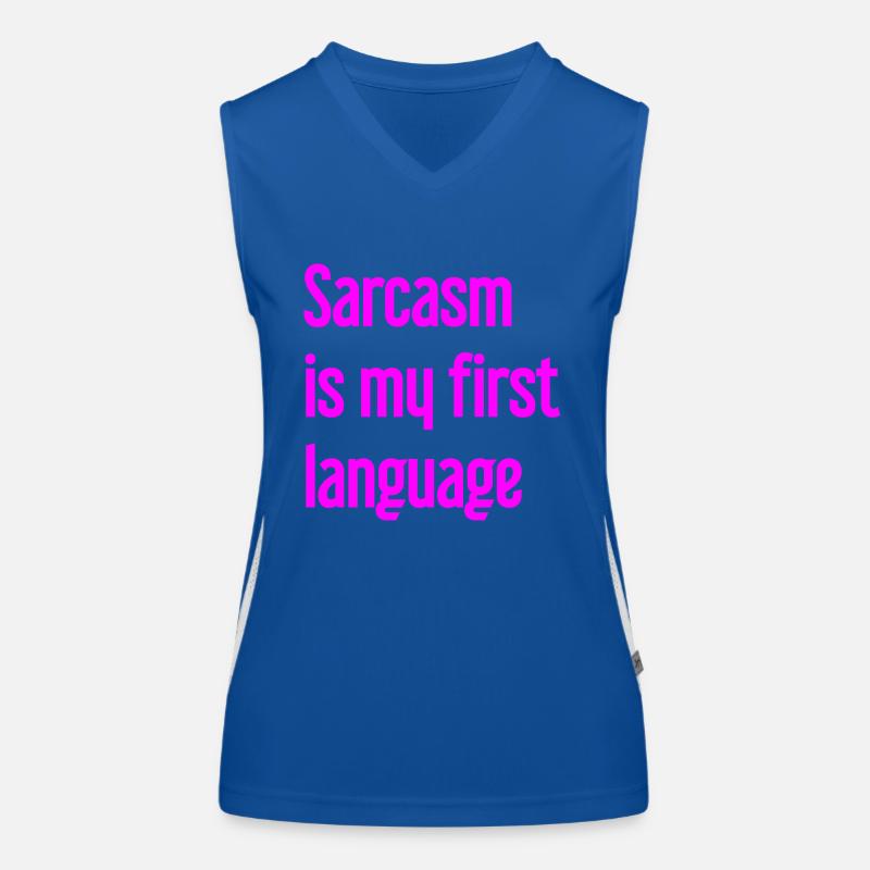 Sarcasm Pro Women's Functional Contrast Tank Top