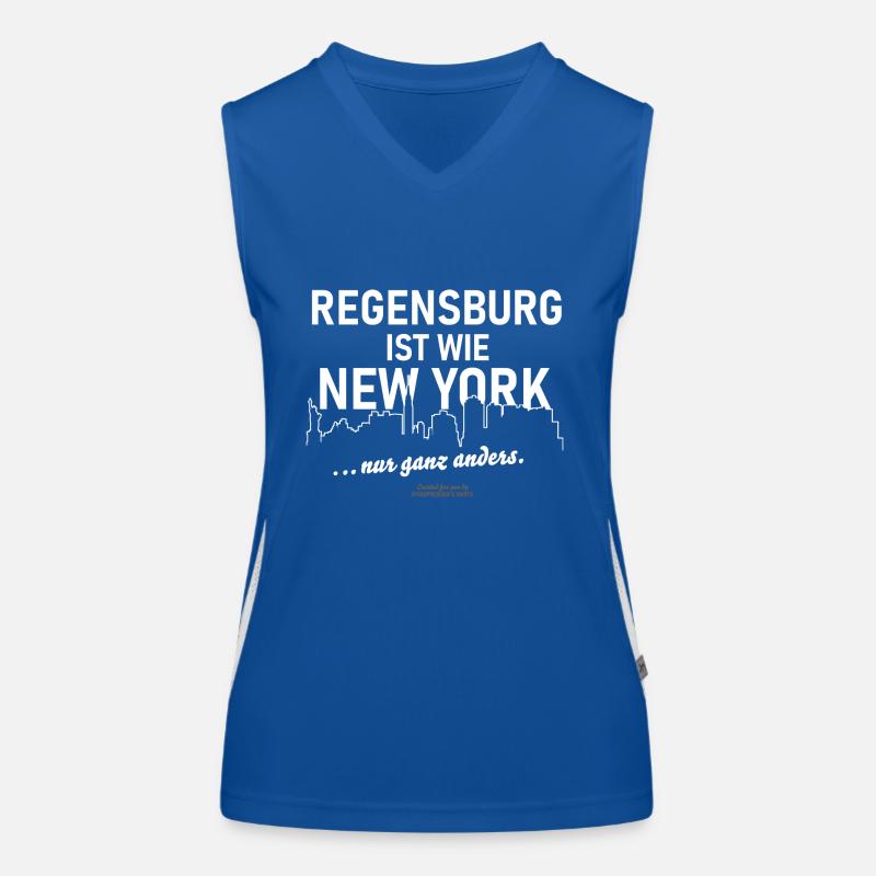 Regensburg Funktionelles Kontrast-Tank Top für Frauen