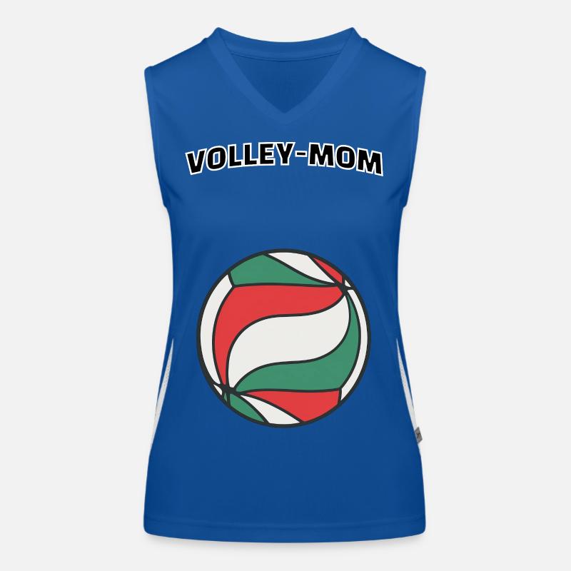 Volley-maman Débardeur respirant contrasté Femme