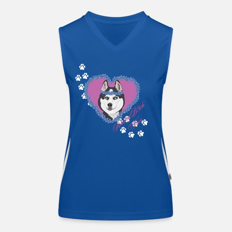 Resting B!tch Face Husky Women's Functional Contrast Tank Top