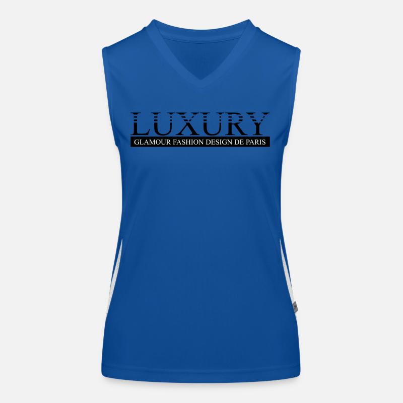 LUXE GLAMOUR Débardeur respirant contrasté Femme
