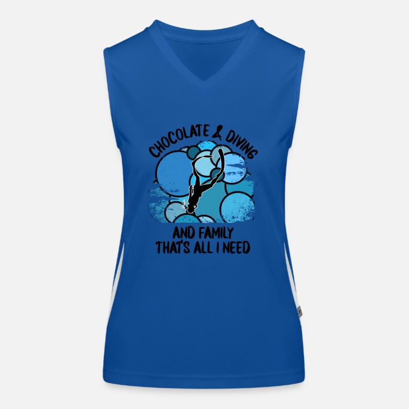 Divers Scuba Diving Scuba Diving Scuba Diving Women's Functional Contrast Tank Top