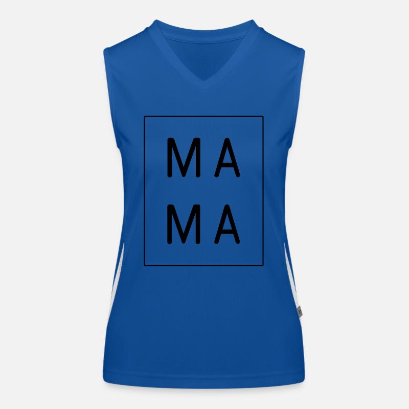 Mama Funktionelles Kontrast-Tank Top für Frauen