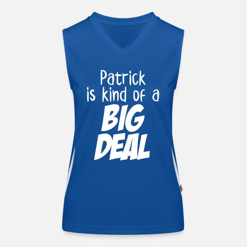 Patrick ist eine große Sache Funktionelles Kontrast-Tank Top für Frauen