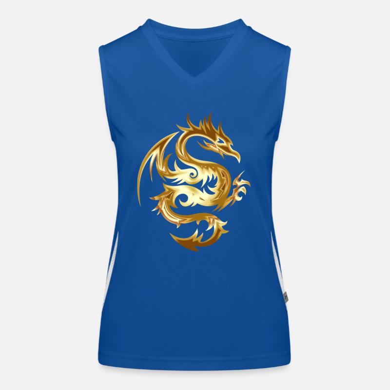 Dragon Débardeur respirant contrasté Femme
