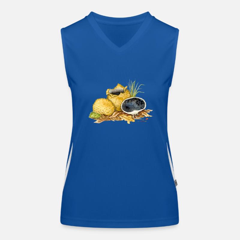 Kartoffelbovist (Scleroderma citrinum) Funktionelles Kontrast-Tank Top für Frauen