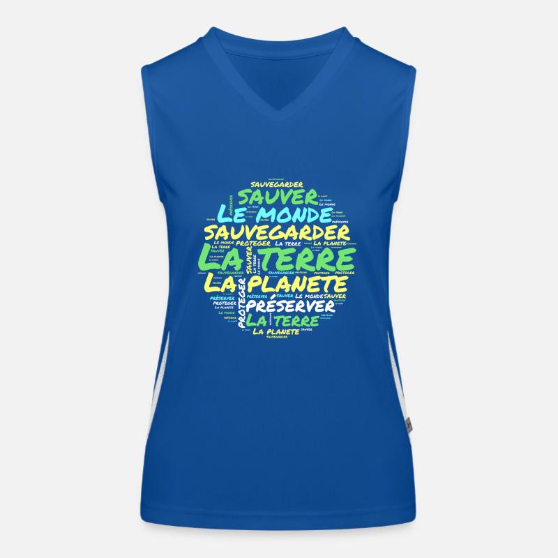 Planète de Mots 01 Débardeur respirant contrasté Femme