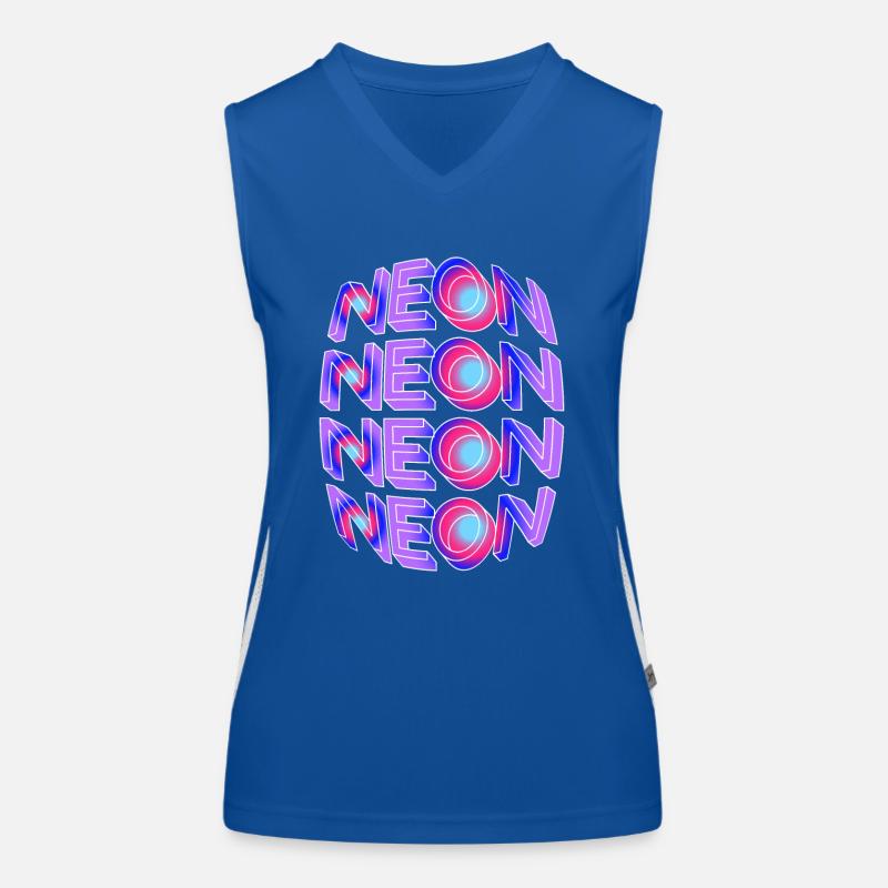 Neon Funktionelles Kontrast-Tank Top für Frauen