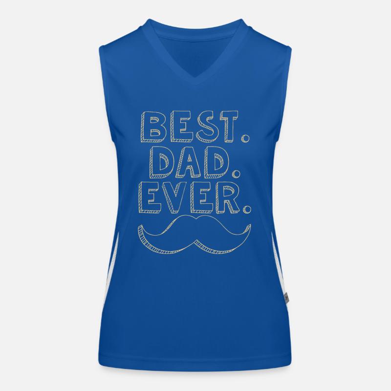 Best Dad Ever Funktionelles Kontrast-Tank Top für Frauen