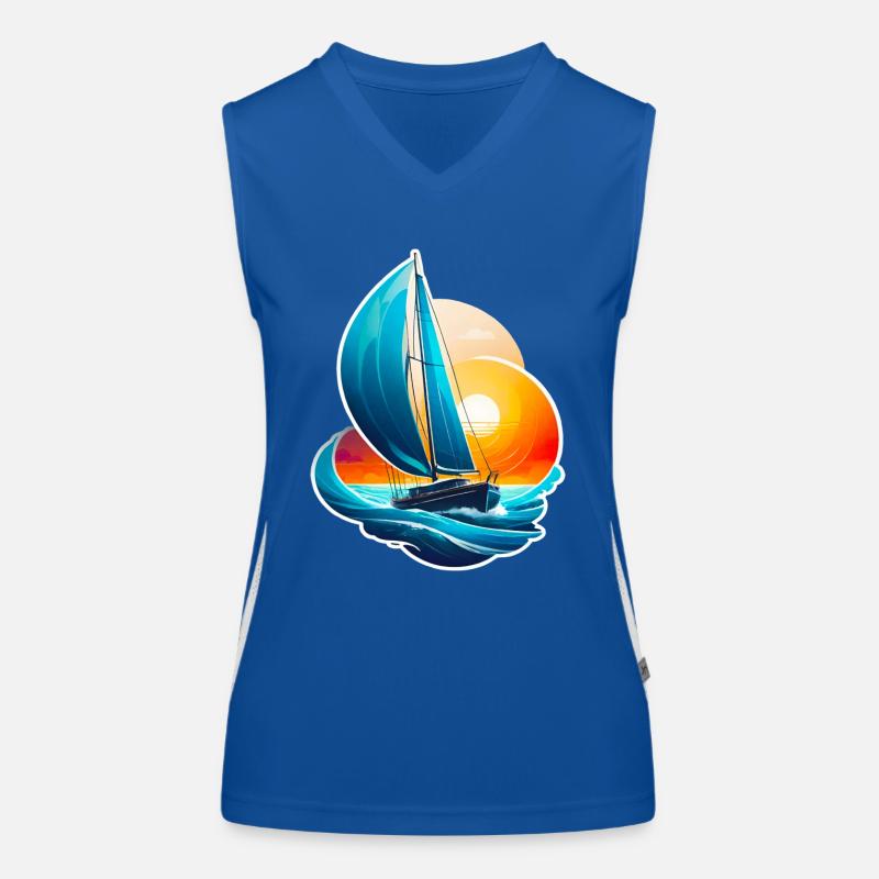 Sailing Women's Functional Contrast Tank Top