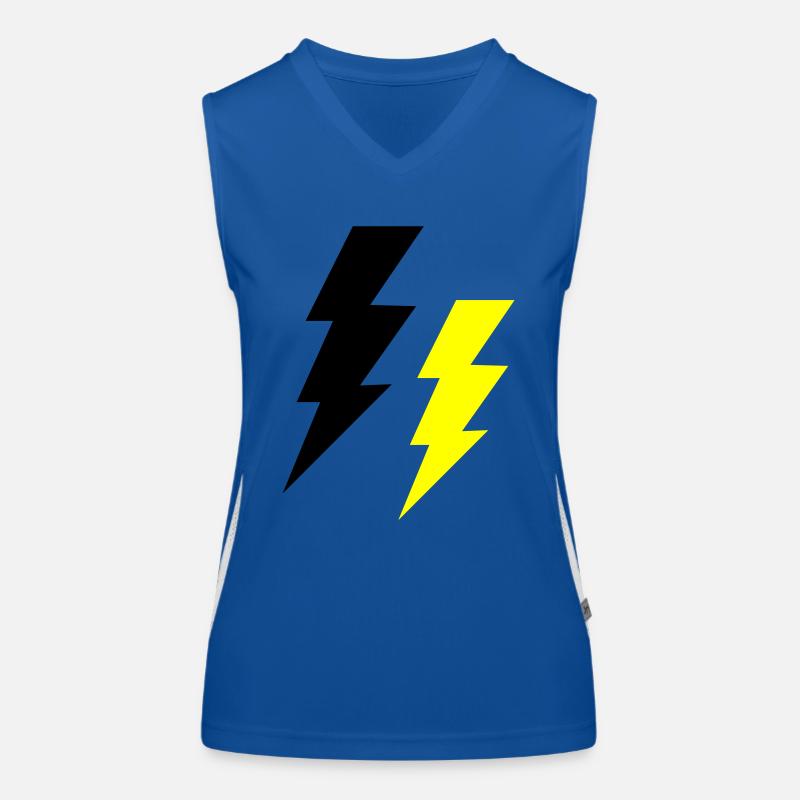 blitze thunder Funktionelles Kontrast-Tank Top für Frauen