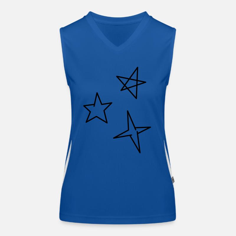 Étoiles Débardeur respirant contrasté Femme