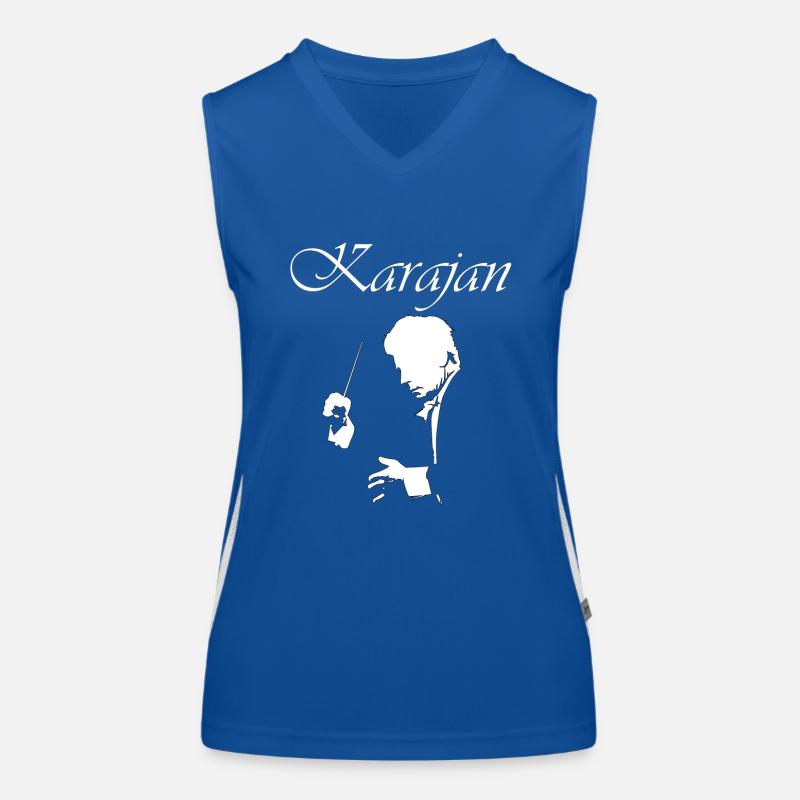 H. von Karajan Débardeur respirant contrasté Femme