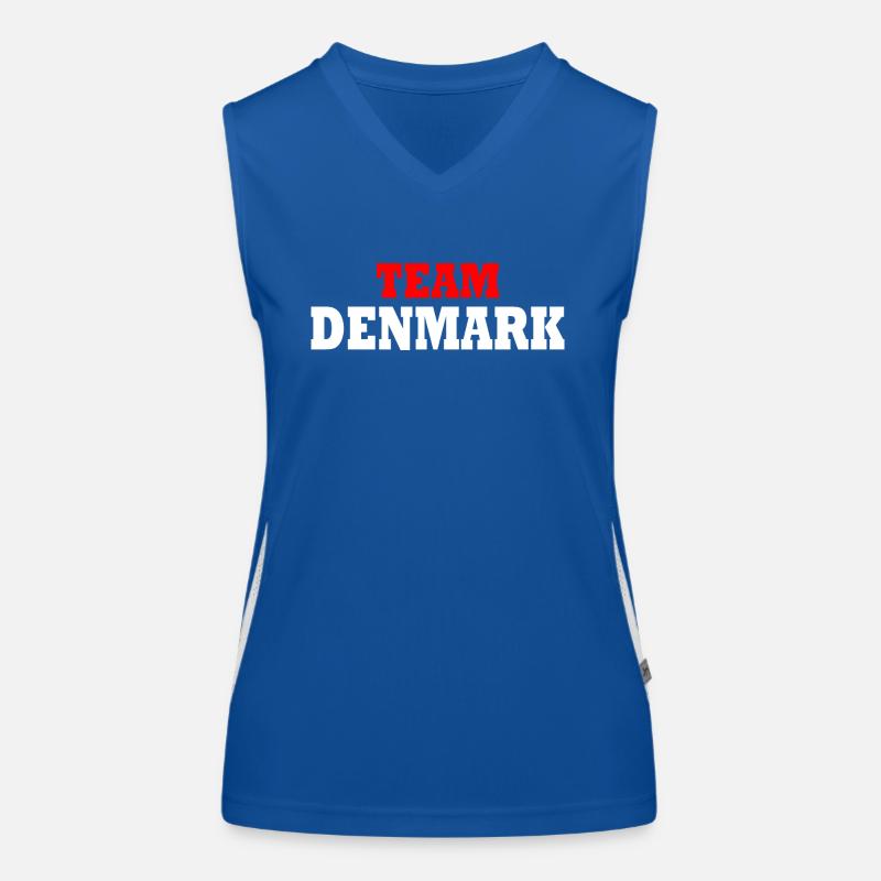 Team denmark Funktionelles Kontrast-Tank Top für Frauen