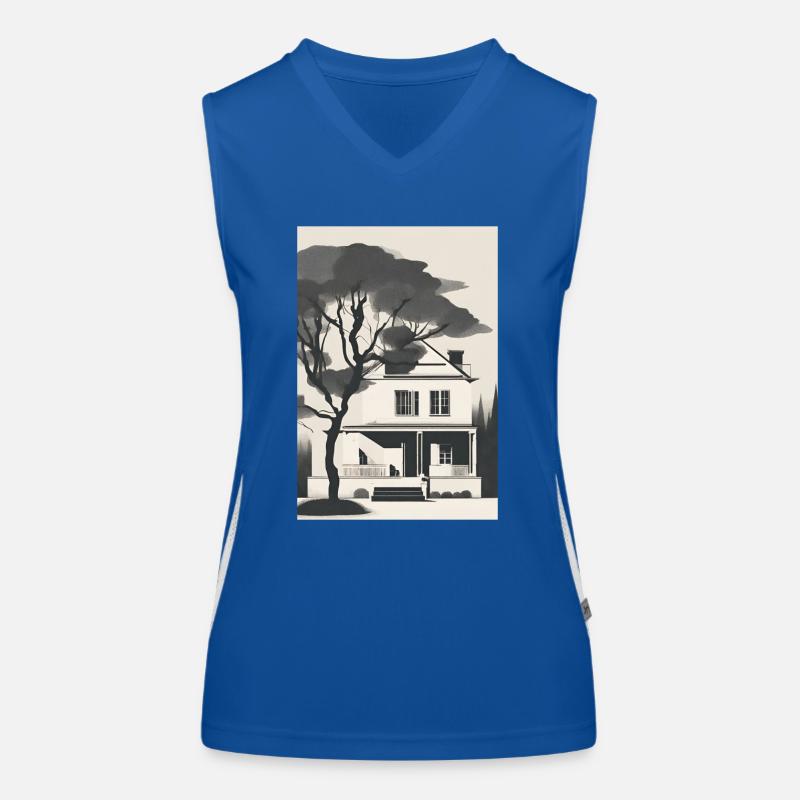 Haus Funktionelles Kontrast-Tank Top für Frauen