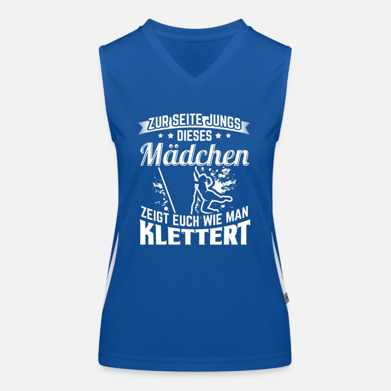 klettern ZUR SEITE Funktionelles Kontrast-Tank Top für Frauen