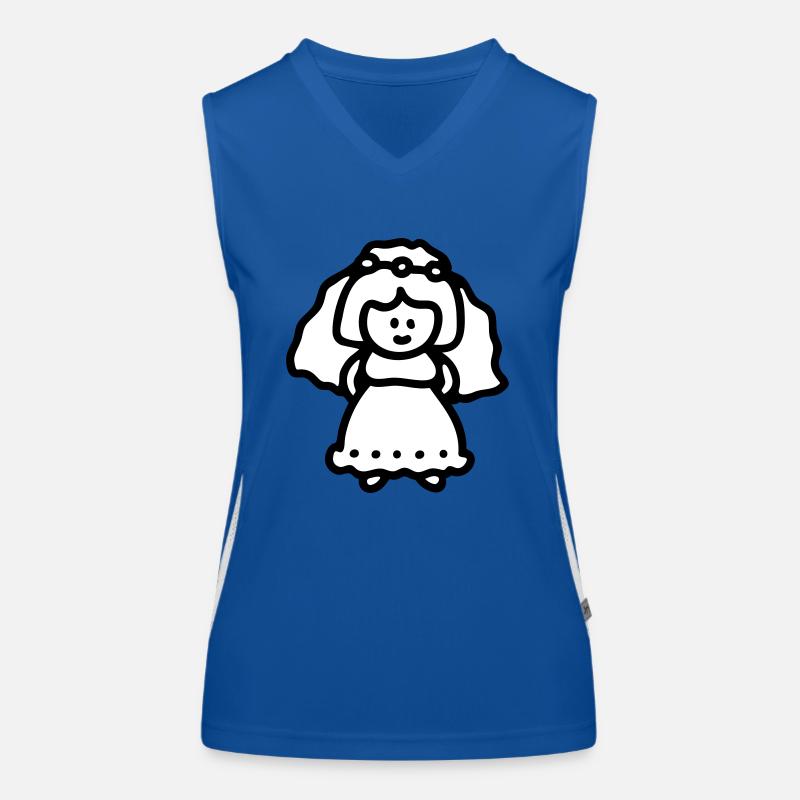 Braut Funktionelles Kontrast-Tank Top für Frauen