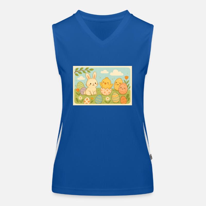 Ostern Funktionelles Kontrast-Tank Top für Frauen