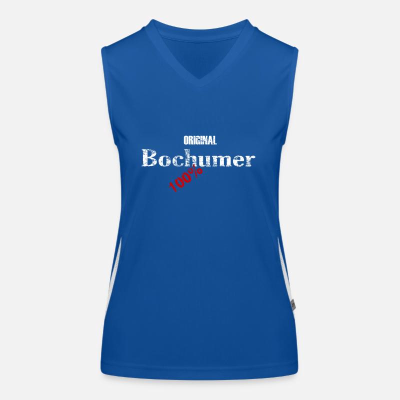 Original Bochumer 100% Funktionelles Kontrast-Tank Top für Frauen