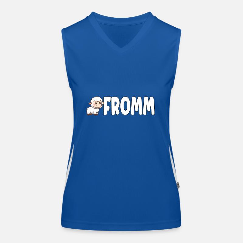 Lammfromm - Du bist unschuldig. IMMER! Funktionelles Kontrast-Tank Top für Frauen