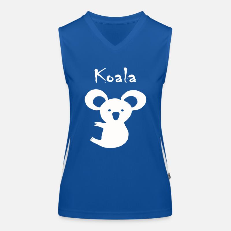 Koala bear Women's Functional Contrast Tank Top
