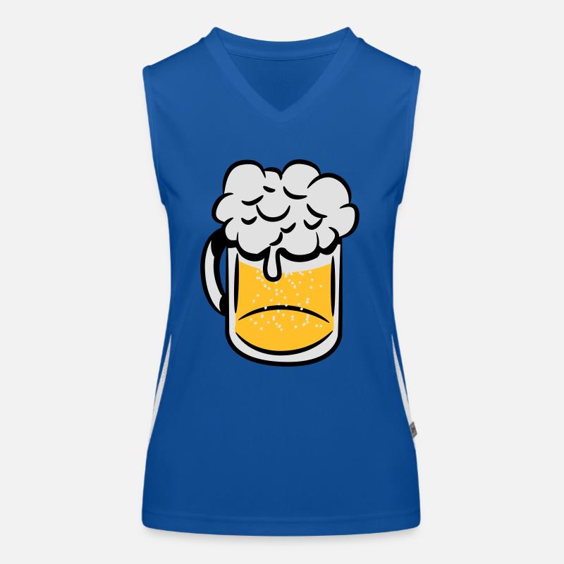 Poignée de boire de la bière Débardeur respirant contrasté Femme