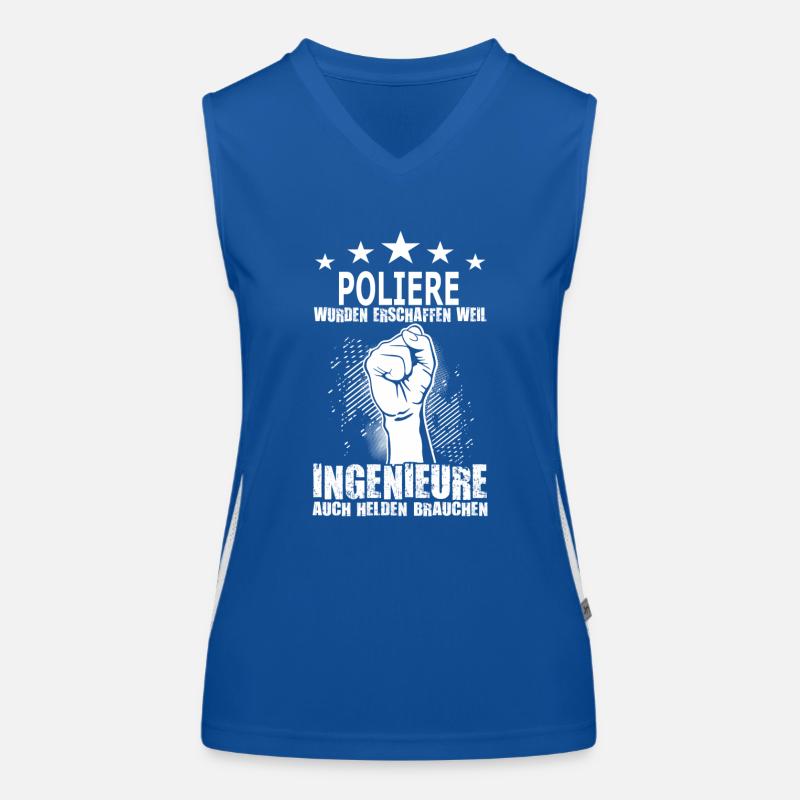 poliere Funktionelles Kontrast-Tank Top für Frauen