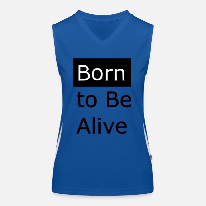 Born to be alive Women's Functional Contrast Tank Top
