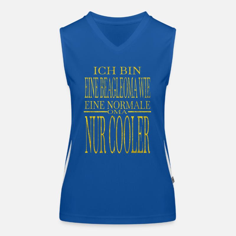 witzig windhund welpe statement bday lieblingshund Funktionelles Kontrast-Tank Top für Frauen