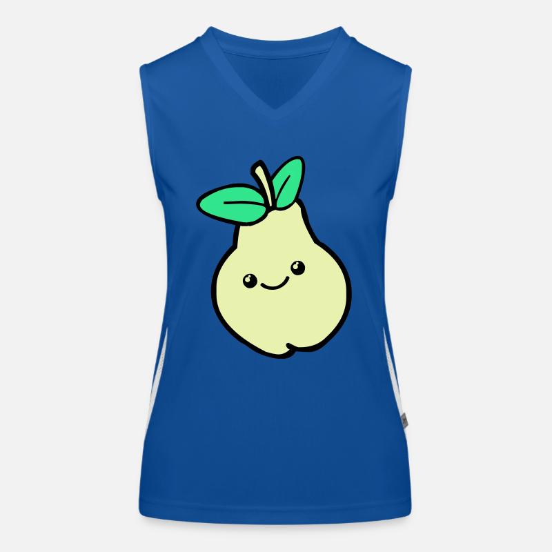 Pear Comic 02 Women's Functional Contrast Tank Top