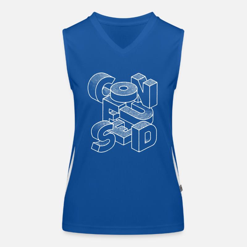 verwirrt Funktionelles Kontrast-Tank Top für Frauen