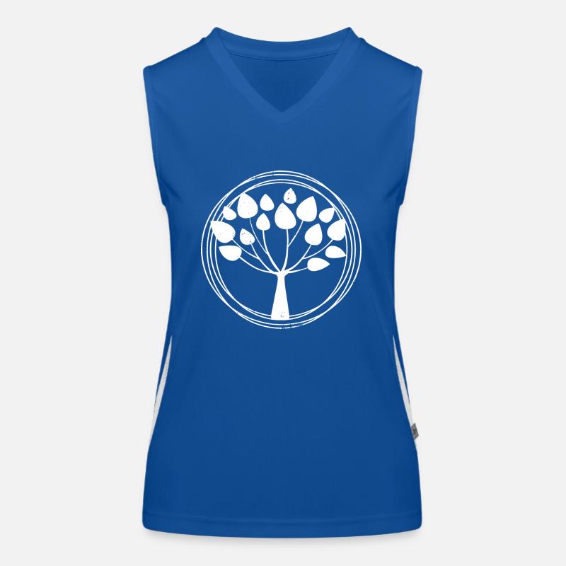 Baum Funktionelles Kontrast-Tank Top für Frauen